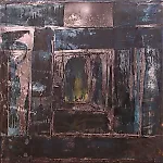 Inge Jensen: Portal, 2001, 70 x 70 cm