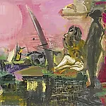 Dag Thoresen: The Adventure of the crises of Tellus, 2005, 87 x 135 cm