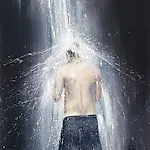 Frank Brunner: En-Gedi #3, 2013, 142 x 81 cm
