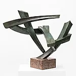 Espen Dietrichson: Unstable Column #2, 2019, 50x44 x 44 cm
