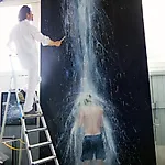 Frank Brunner: En-Gedi #1, 2013, 400 x 200 cm