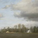 Halvard Haugerud: Homstvedt skole, 2006, 37 x 46 cm