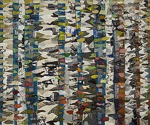 Nini Anker Dessen: V�rflimmer 1, 2007, 157 x 185 cm