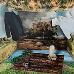 Munan �vrelid:  The Prelude, oil on canvas, 2020, 160 x 120 cm