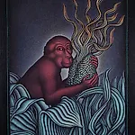 Ole Rinnan: Fruktelsker, 1997, 140 x 114 cm